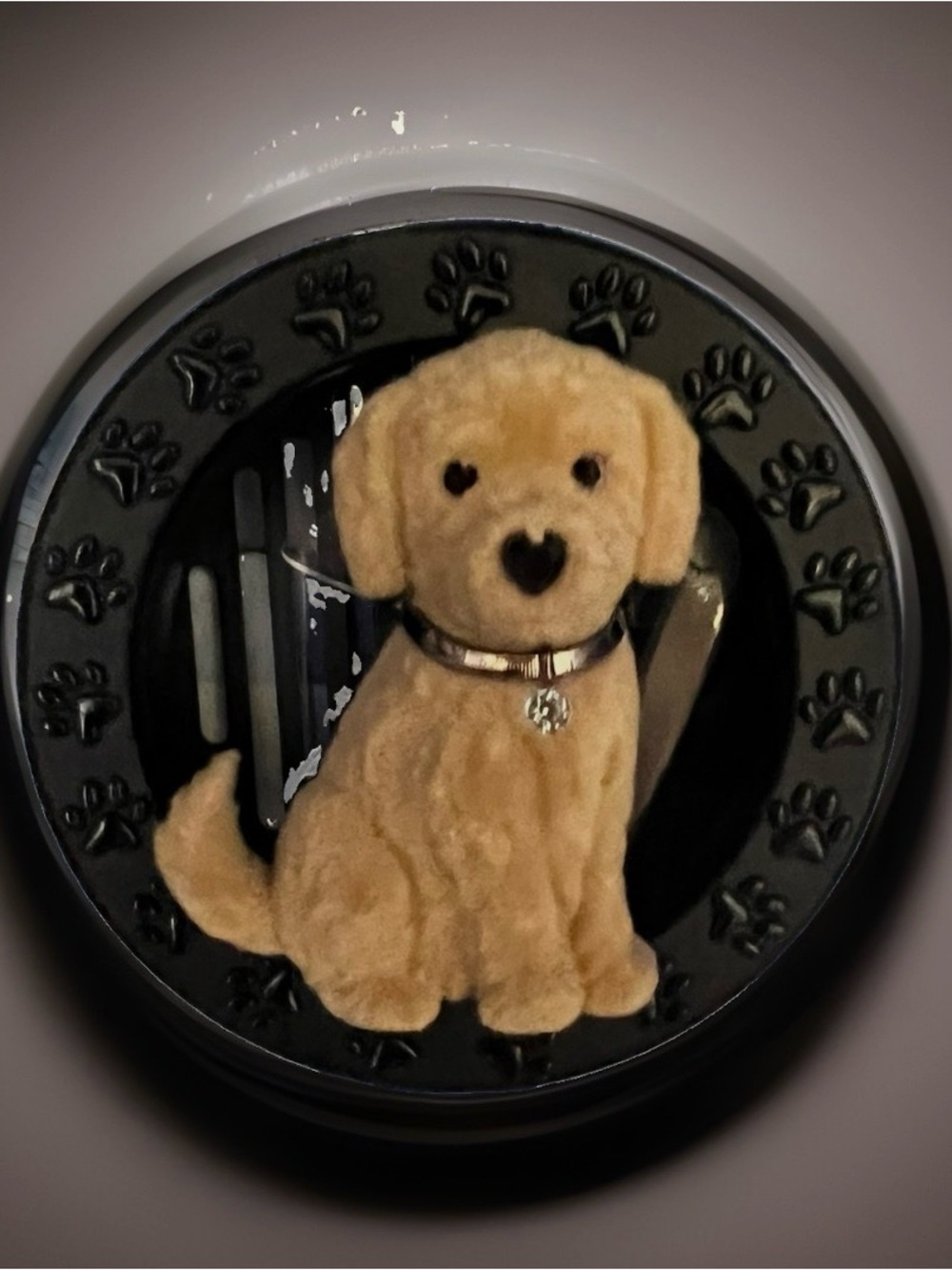Bath Body Works Golden Retriever Lab Puppy Dog Scentportable Car Vent Visor Clip